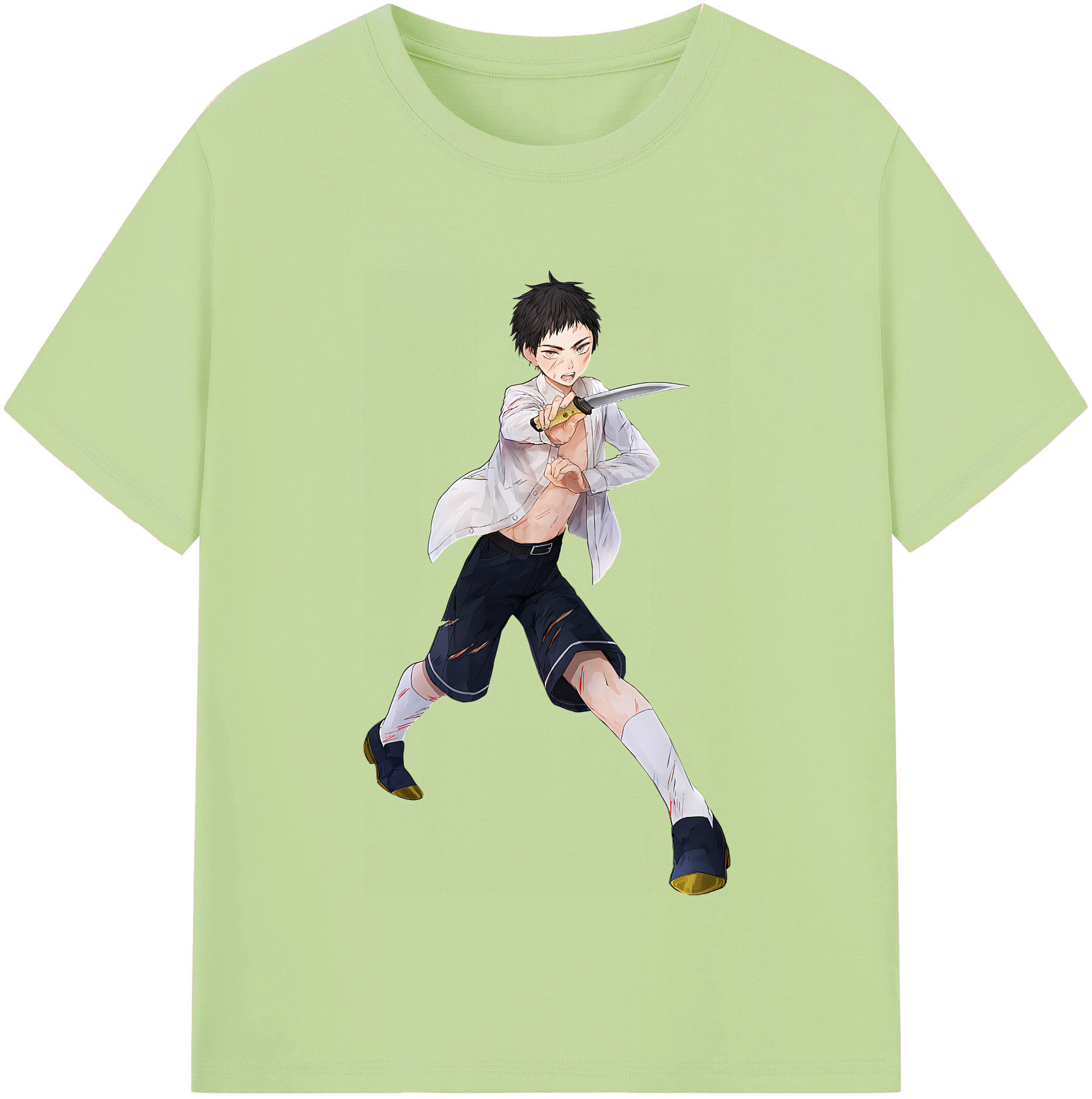 （画像用） 刀剣乱舞 Touken Ranbu 綿100％半袖Tシャツ（フロントプリント）